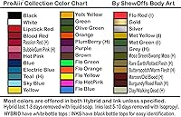 ShowOffs Body Art ProAiir Face and Body Painting Makeup White 4oz — image 2