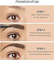 Yulinlon 4-Tip Eyebrow Pen 1#Light Brown — image 4