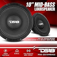 DS18 PRO-ZXI10MBASS 10-inch Pro Audio Mid Bass Loudspeaker — image 2
