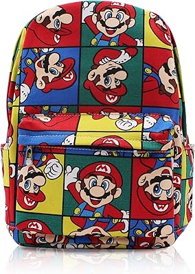 Finex Star Mario Canvas Backpack