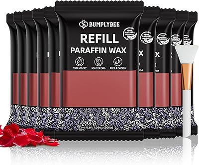 BUMPLYBEE Rose Scent Paraffin Wax Refill - 10 Packs