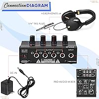 Pyle PHA40 4-Channel Portable Stereo Headphone Amplifier — image 6