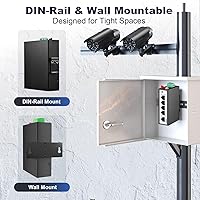 YuLinca 5-Port Mini PoE+ Industrial Switch — image 8