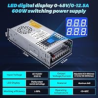 BOSYTRO 48V Adjustable DC Power Supply 600W — image 2