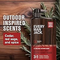 Every Man Jack Cedar + Red Sage Hydrating 3-in-1 All Over Wash 28.8oz (2 Pack) — image 3