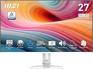 MSI PRO MP275W E2 27-inch FHD Gaming Monitor Review