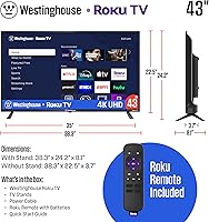 Westinghouse WR43UX4210-SL 43″ Roku TV — image 6