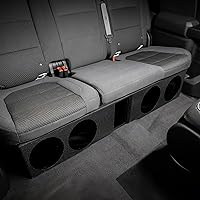 QPower 8 Inch Quad Port Car Subwoofer Enclosure Box — image 5