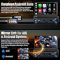 SEMAITU Single Din Car Stereo with Apple CarPlay & Android Auto — image 2