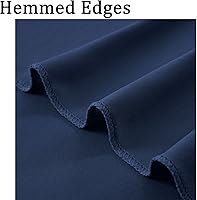 NSSONBEN 10ft x 10ft Navy Blue Backdrop Curtains, 2 Panels 5x10ft — image 3