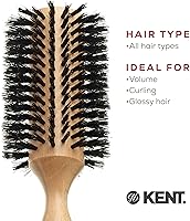 Kent PF09 Large Round Curling Brush with Boar Bristles — image 6