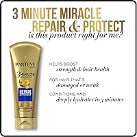 Pantene Repair and Protect 3 Minute Miracle Deep Conditioner, 6oz — image 4