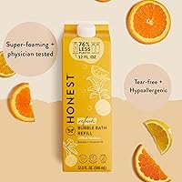 The Honest Company Foaming Bubble Bath Refill Carton 32 fl oz Citrus Vanilla — image 2