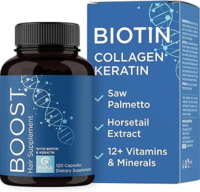Maple Holistics Biotin and Collagen Supplement for Hair Growth