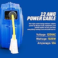 Goodyear Extension Cord Reel 12AWG x 40 FT with LED Light-Up Tap — image 2