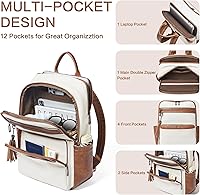 Mroede Leather Laptop Backpack for Women — image 4