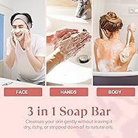 Wavertree & London English Rose Scented Soap Bars (8 x 7oz) — image 4