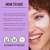 PEACE OUT Skincare Puffy Eyes Biocellulose Under-Eye Mask, 6 Pairs — image 8