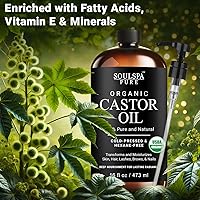 SoulSpa Pure Organic Castor Oil 16 fl oz — image 2