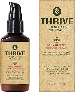 Thrive Natural Care Mineral Face Sunscreen SPF 30, 2 Fl Oz Review