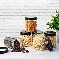 Eternal Moment 36 Pack 8oz Plastic Jars with White Lids — image 7