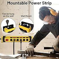 Plug'n Power Strip Surge Protector 2700J with Individual Switches — image 5