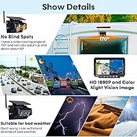 Pemacom P15 Magnetic Solar Wireless Backup Camera — image 5