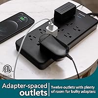 Philips 12-Outlet Surge Protector Power Strip — image 2