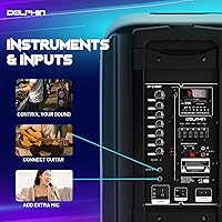 Dolphin SP-210RBT Karaoke Party Speaker — image 4