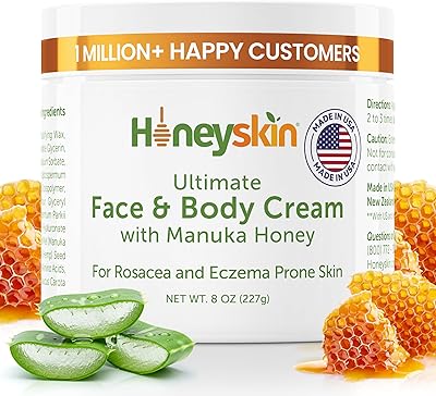 Honeyskin Hydrating Face Moisturizer with Manuka Honey 8oz