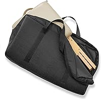 Saloniture Wood Folding Massage Stool, Cream — image 7