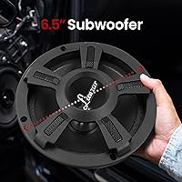 Lanzar OPTI6MI 6.5-Inch 500W MidBass Speaker — image 2