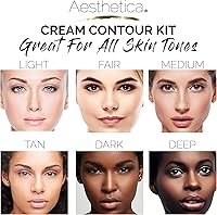 Aesthetica Cosmetics Cream Contour and Highlighting Makeup Kit — image 4