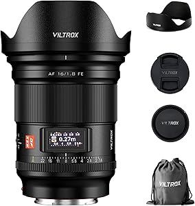 VILTROX 16mm F1.8 FE Lens for Sony E Mount Review