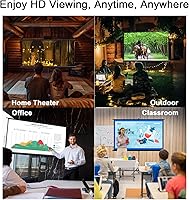 SCREENMAX 80-inch Projector Screen with Stand Tripod — image 8