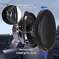 BATVOX CS691 6x9 Inch 3-Way Coaxial Car Speakers — image 3