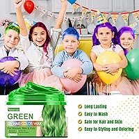 Permotary 6 Colors Temporary Hair Color Wax Styling Cream Mud, 25.38oz — image 8