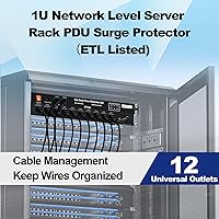 ThePoEstore 1U PDU Network Surge Protector 12-Outlet 120V — image 5