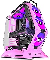 KEDIERS C570 Pink ATX Mid Tower Gaming Case — image 1