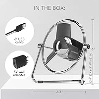 Sharper Image SBM1-SI USB Fan — image 6