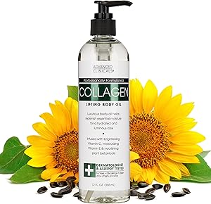 Advanced Clinicals Hydrating Collagen Body Oil 12 Fl Oz Review