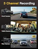 QCONTROL DashCam-J08-Pro 4K 3-Channel Dash Camera — image 2