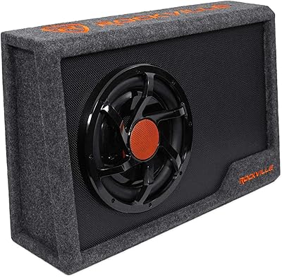 Rockville RWS10CA 10″ Amplified Car Subwoofer