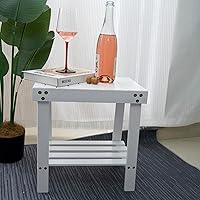 Glavbiku Bamboo Shower Chair, White — image 8