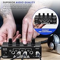 Pyle PHA40 4-Channel Portable Stereo Headphone Amplifier — image 5