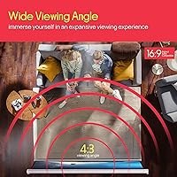 Pyle 84″ Motorized Projector Screen — image 3