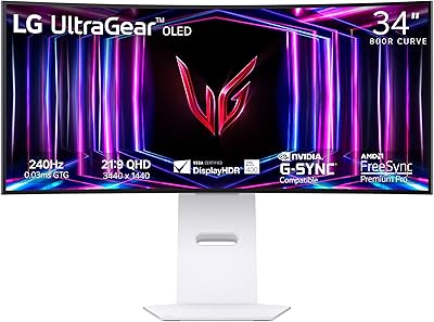 LG 34GS95QE 34-inch Ultragear OLED Curved Gaming Monitor