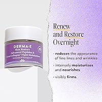 Derma E Advanced Peptides Vegan Flora-Collagen Night Moisturizer 2oz — image 2