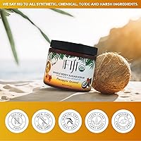 Organic Fiji Whole Body Scrub - Pineapple Coconut 20oz — image 7