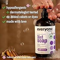 Everyone 3-in-1 Soap, Body Wash, Bubble Bath, Shampoo, Vanilla and Lavender, 32 Ounce (Pack of 2) — image 3